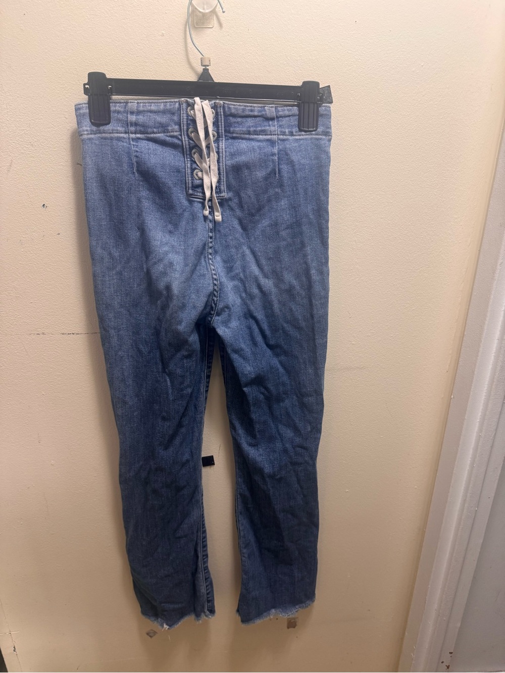 MOTHER The Laced hustler ankle Blue Jeans size 26